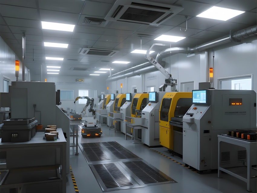 蚌埠3500平鋰電池廠潔凈車間設計方案效果